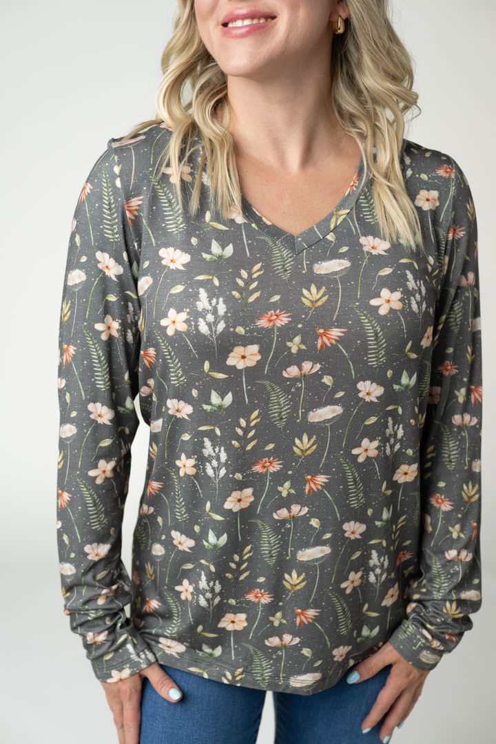 IN STOCK Larissa Long Sleeve - Wildflower Meadow