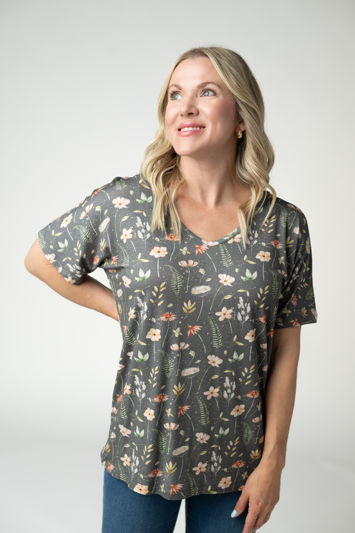 IN STOCK Chloe Cozy Top - Wildflower Meadow