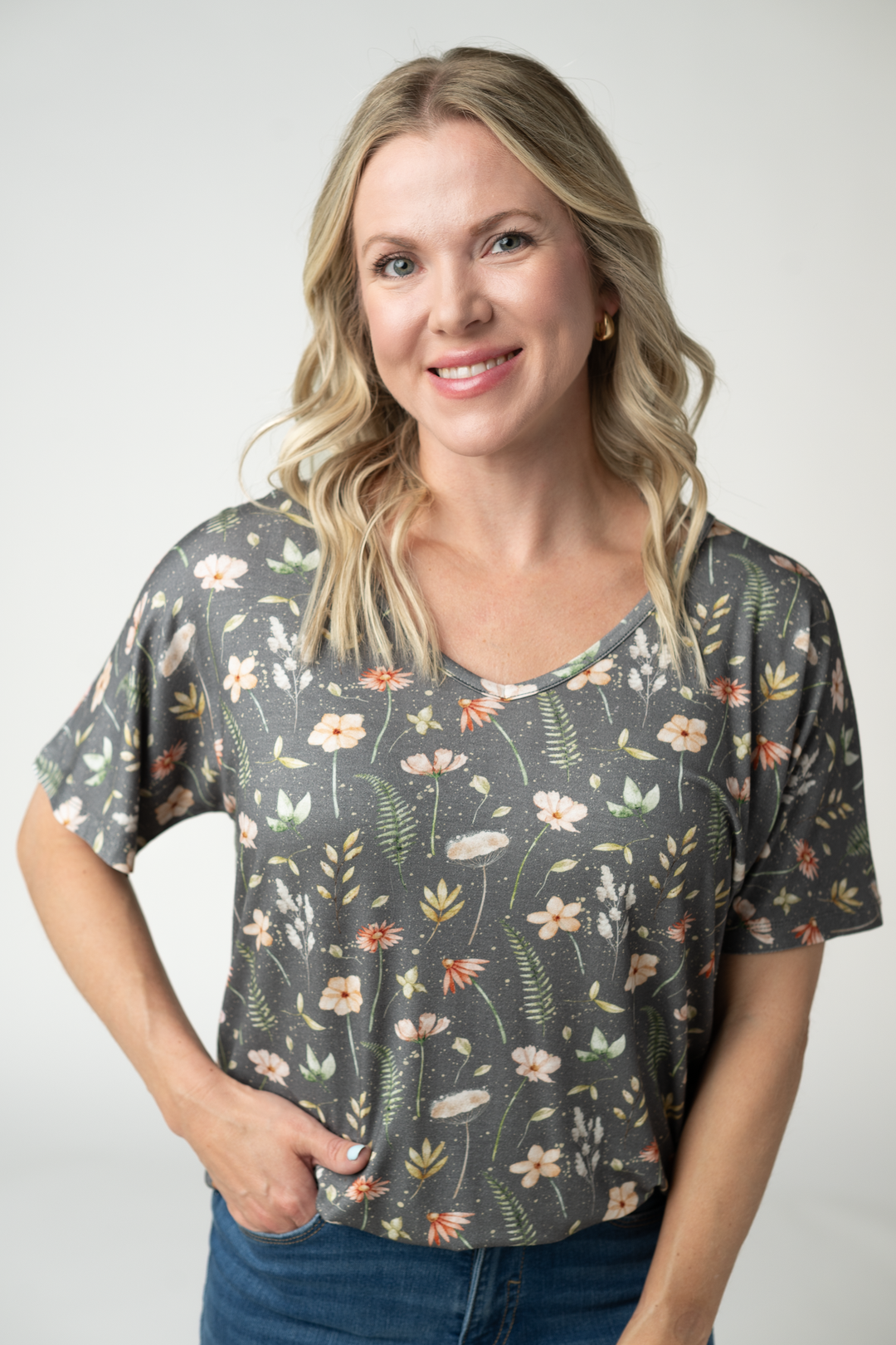 IN STOCK Chloe Cozy Top - Wildflower Meadow