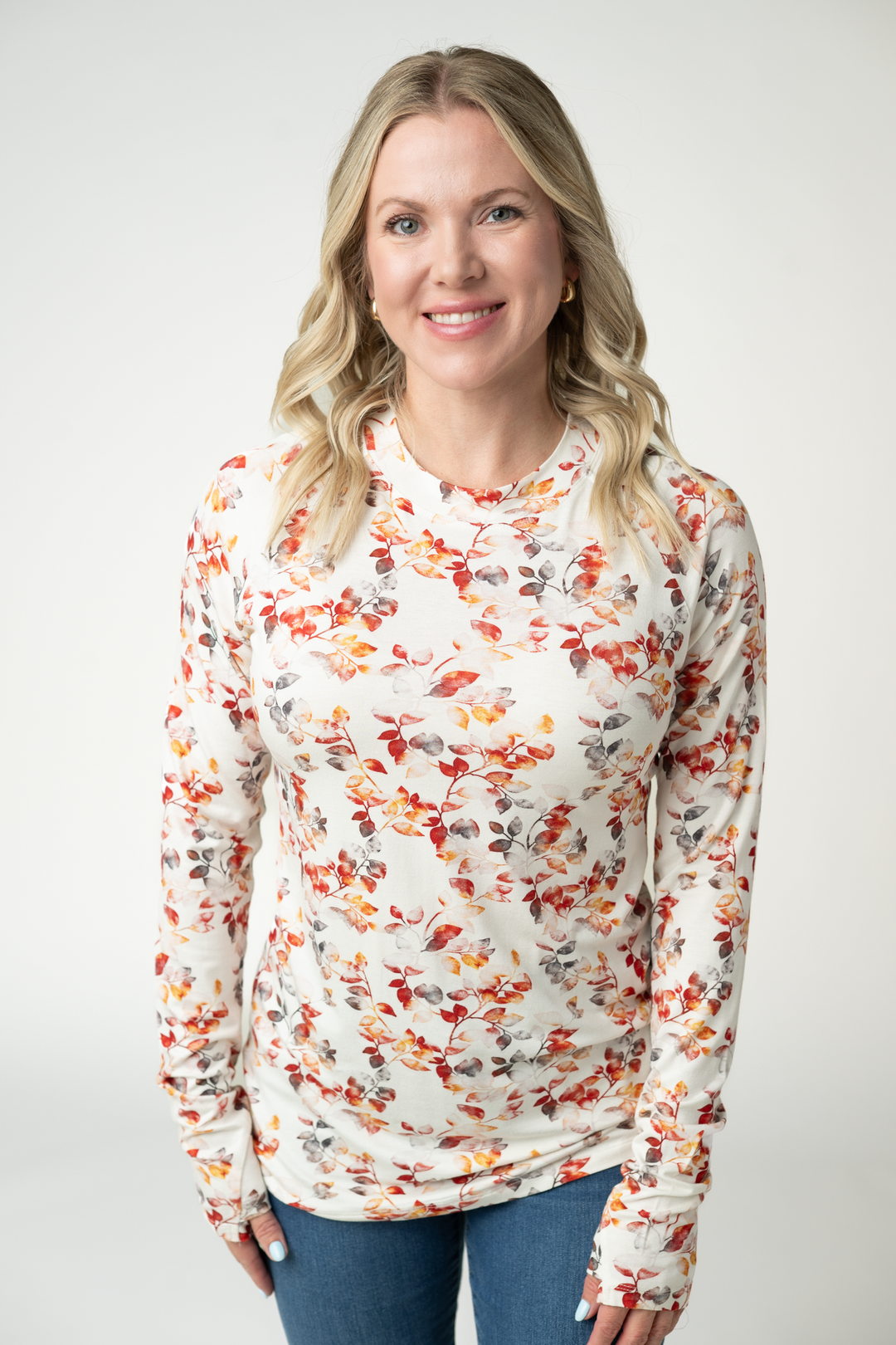 IN STOCK Blair Long Sleeve Top - Autumn Watercolor