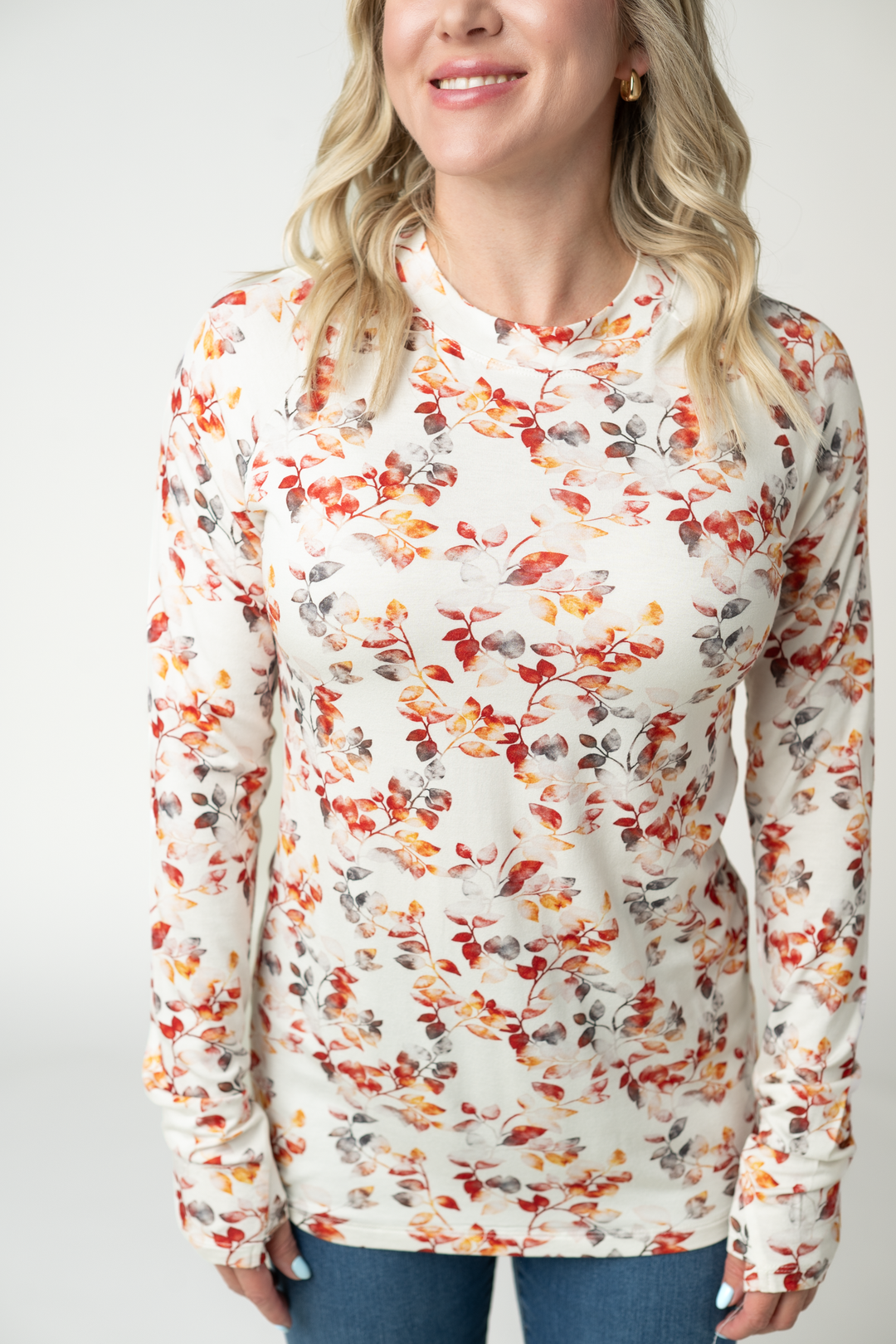 IN STOCK Blair Long Sleeve Top - Autumn Watercolor