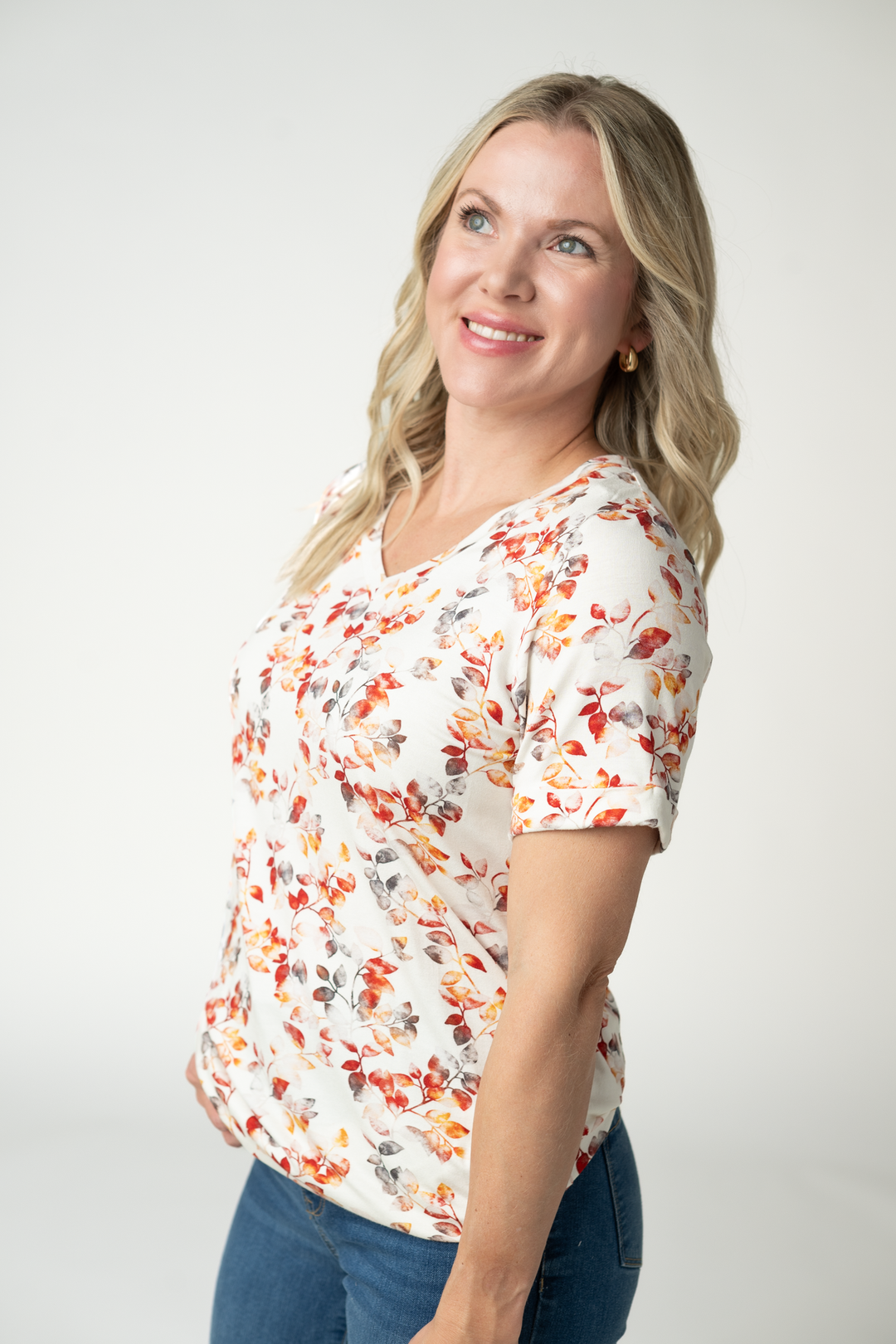 IN STOCK Sophie Top - Autumn Watercolor