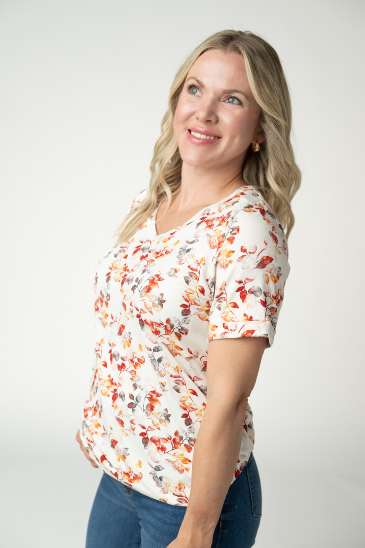 IN STOCK Sophie Top - Autumn Watercolor