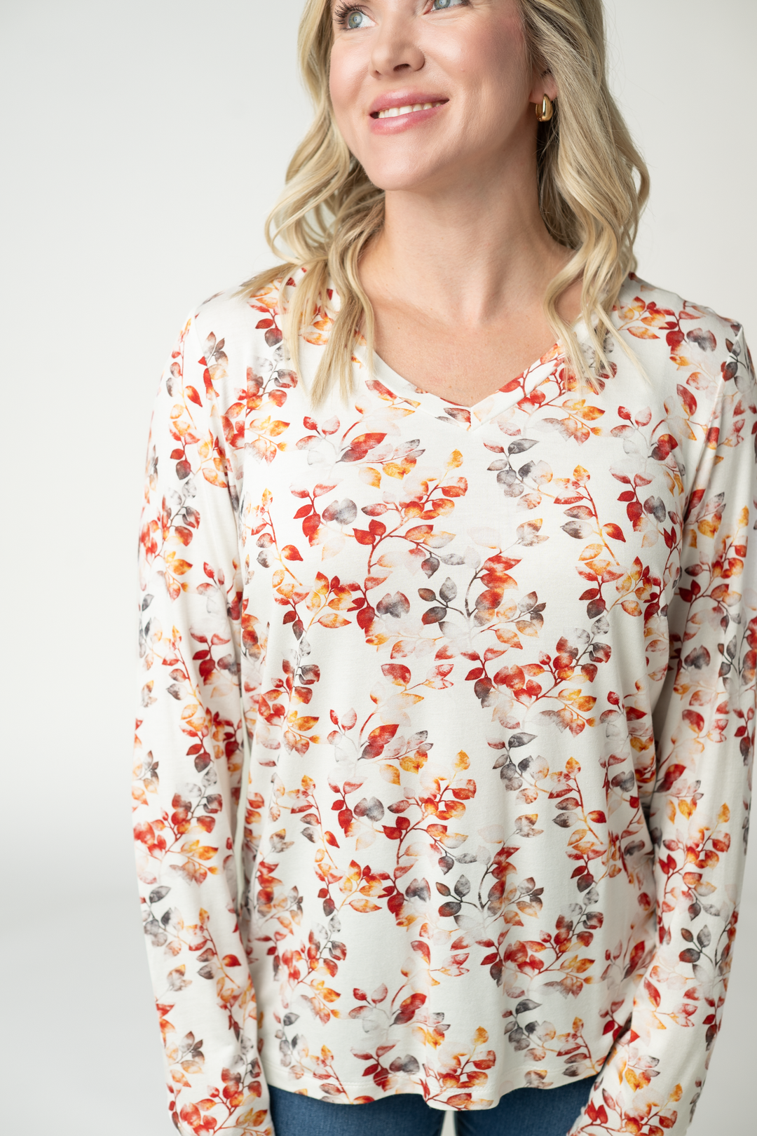 IN STOCK Larissa Long Sleeve - Autumn Watercolor