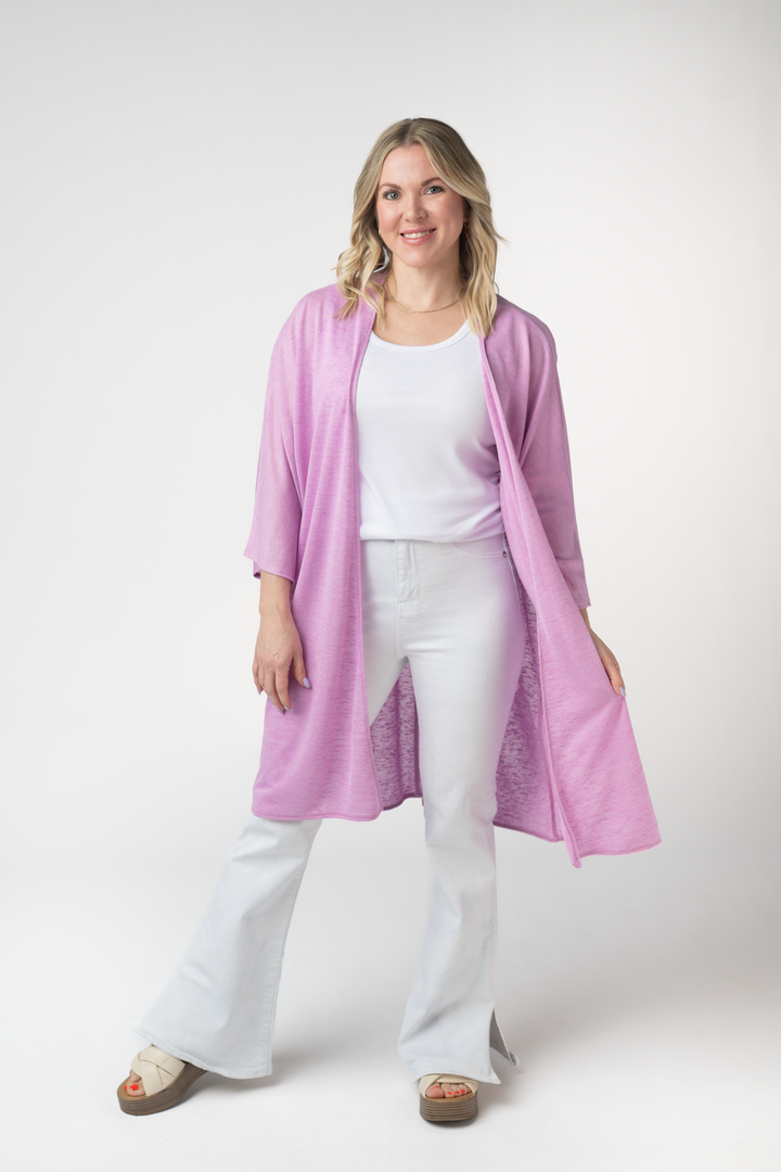 IN STOCK Ellie Cover-Up Kimono - Lilac