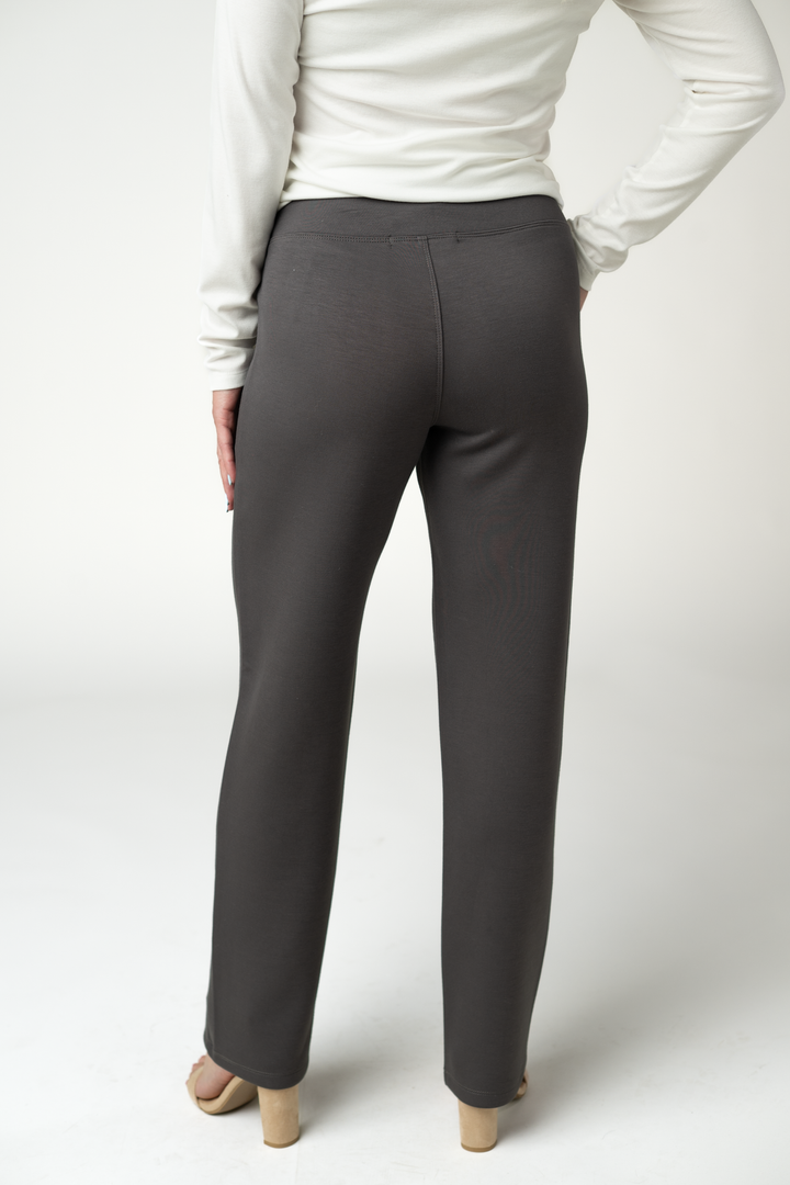 IN STOCK Luxe Ankle Bottoms- Charcoal