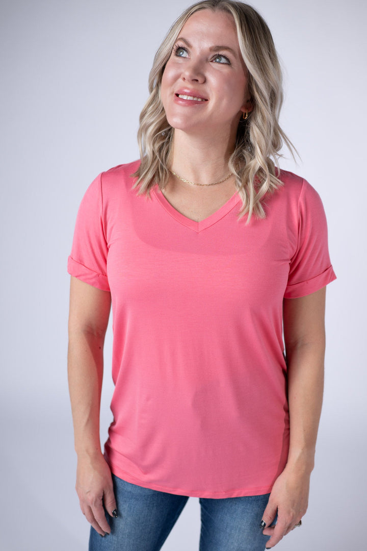 IN STOCK Sophie Tee - Sun Kissed Coral