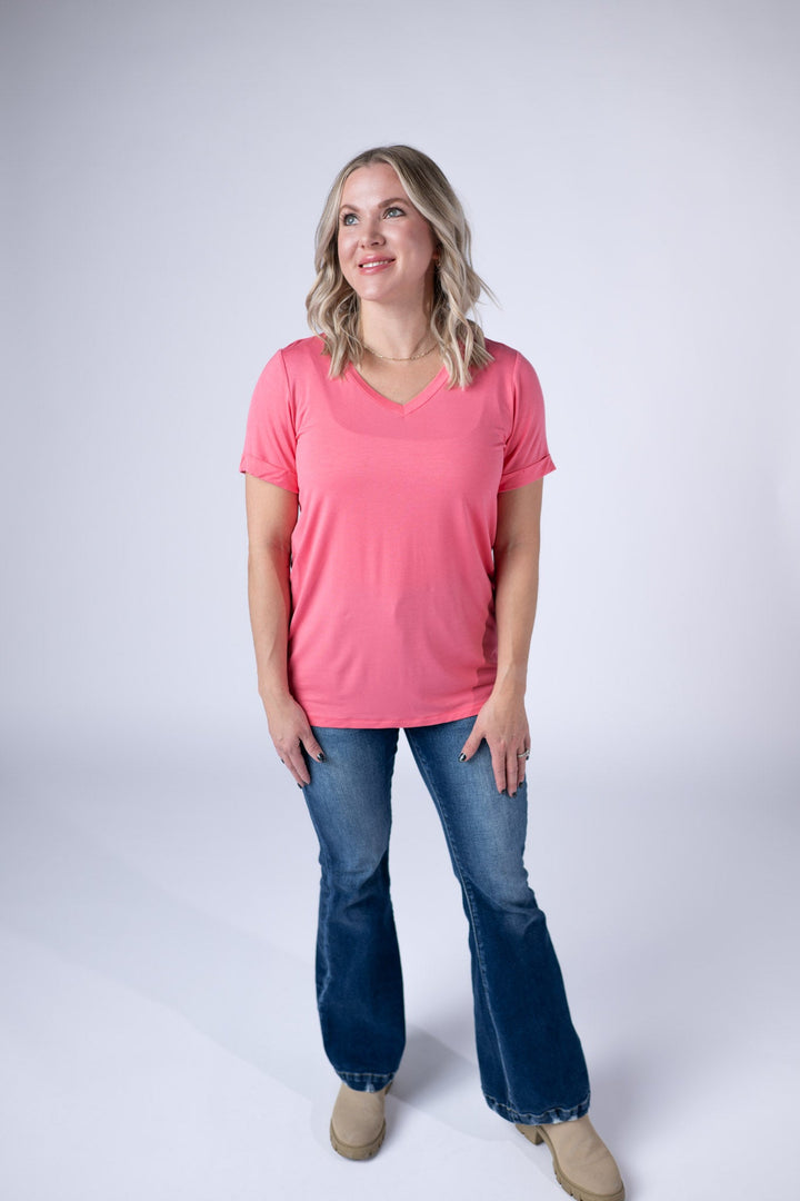 IN STOCK Sophie Tee - Sun Kissed Coral