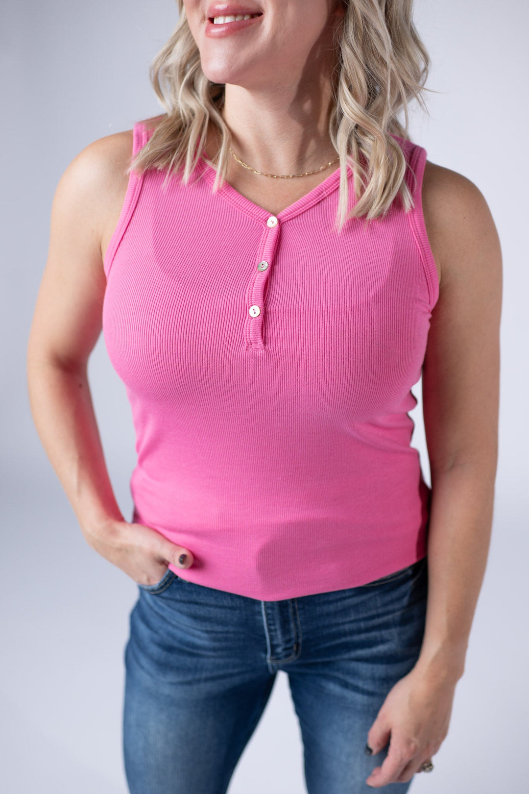 IN STOCK Addison Tank - Pink