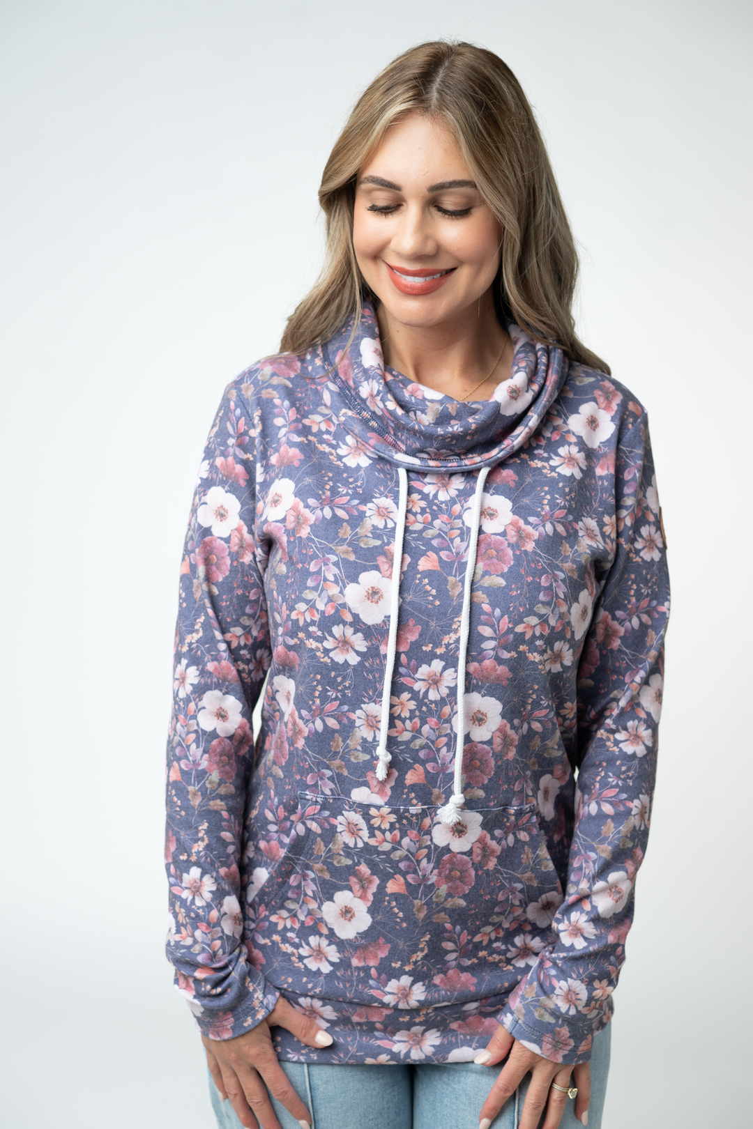 IN STOCK Classic Funnel Neck - Blushwood Floral