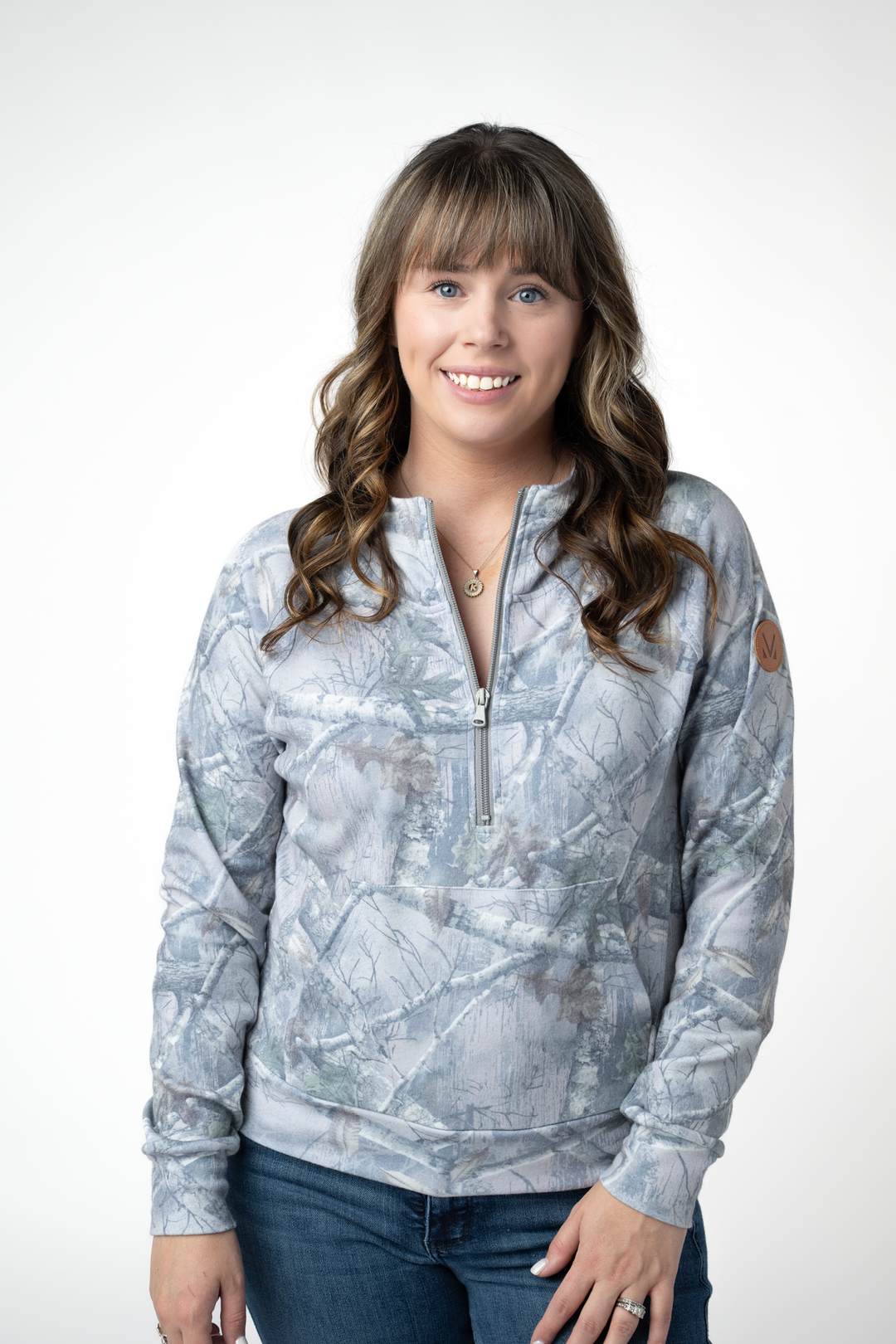 IN STOCK Shorter Halfzip Hoodie - Camo