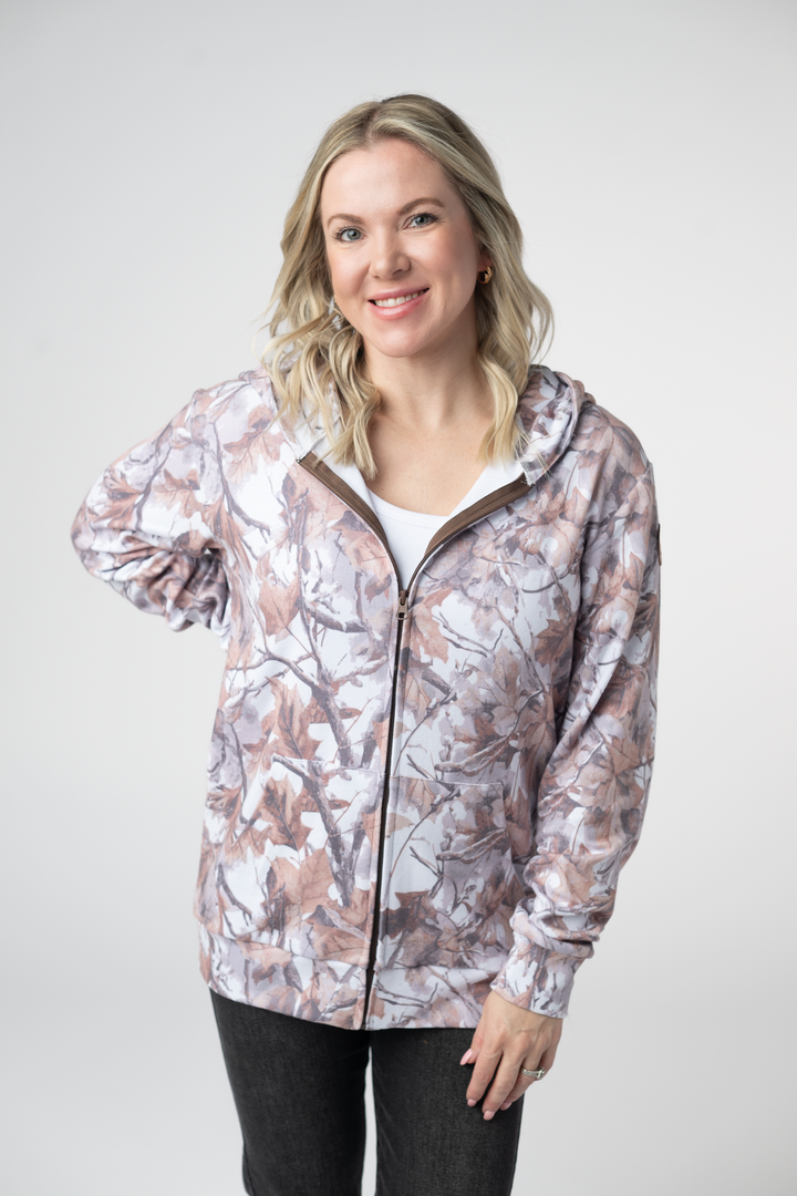 IN STOCK Fullzip Hoodie - Woodsy Camo