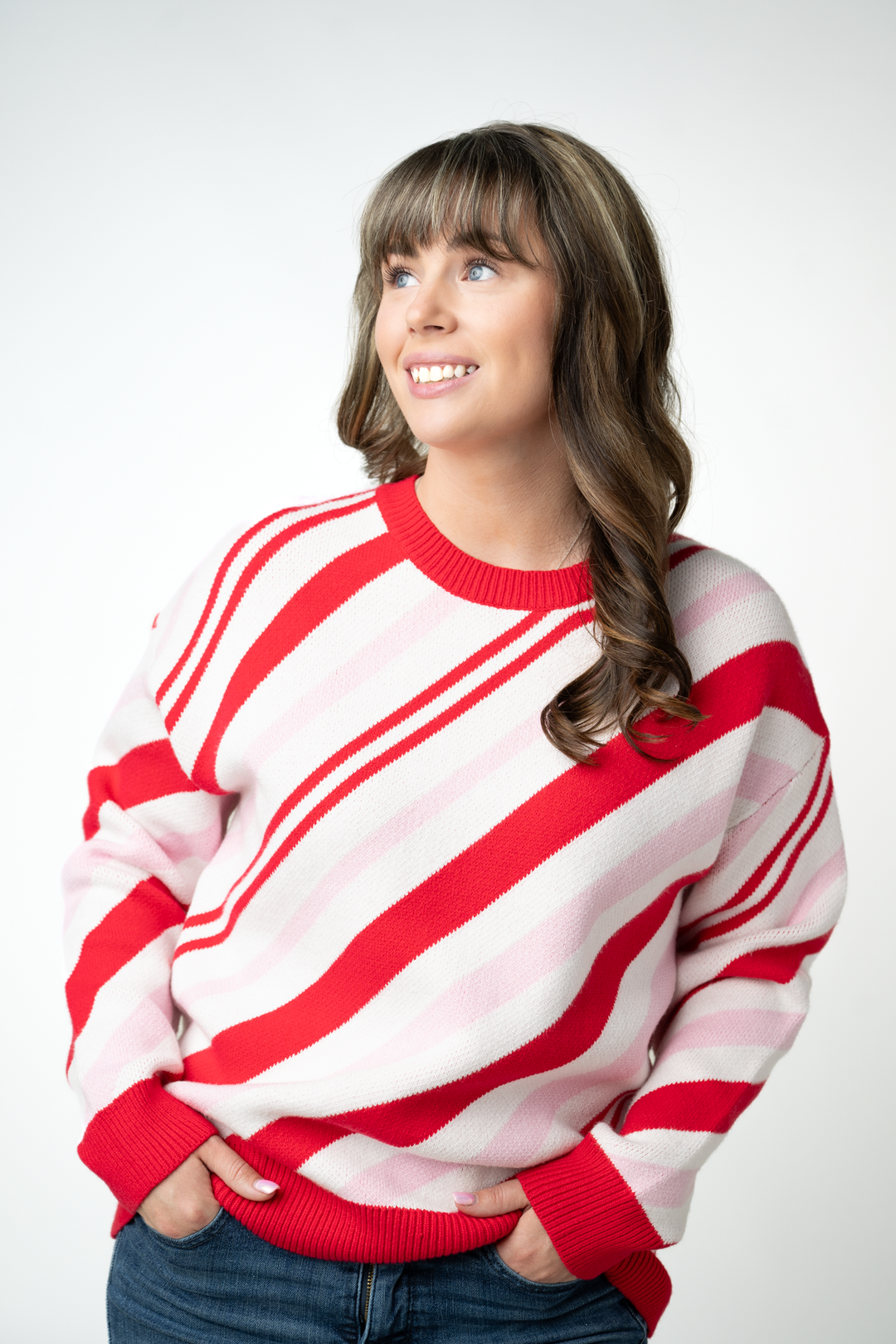 IN STOCK Candy Cane Pullover Sweater