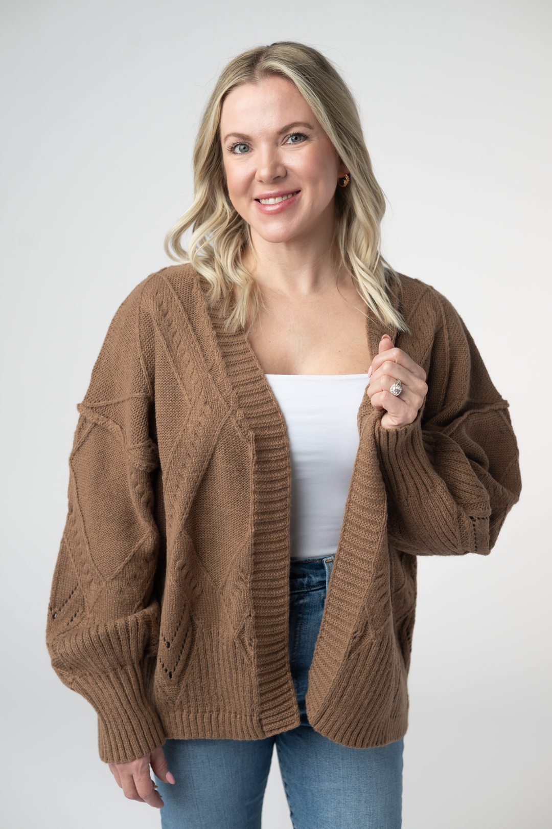 IN STOCK Willow Cardigan - Mocha