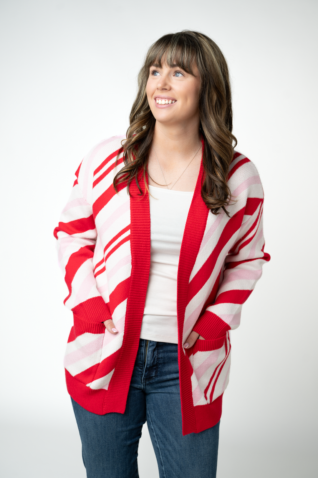 IN STOCK Candy Cane Cardigan