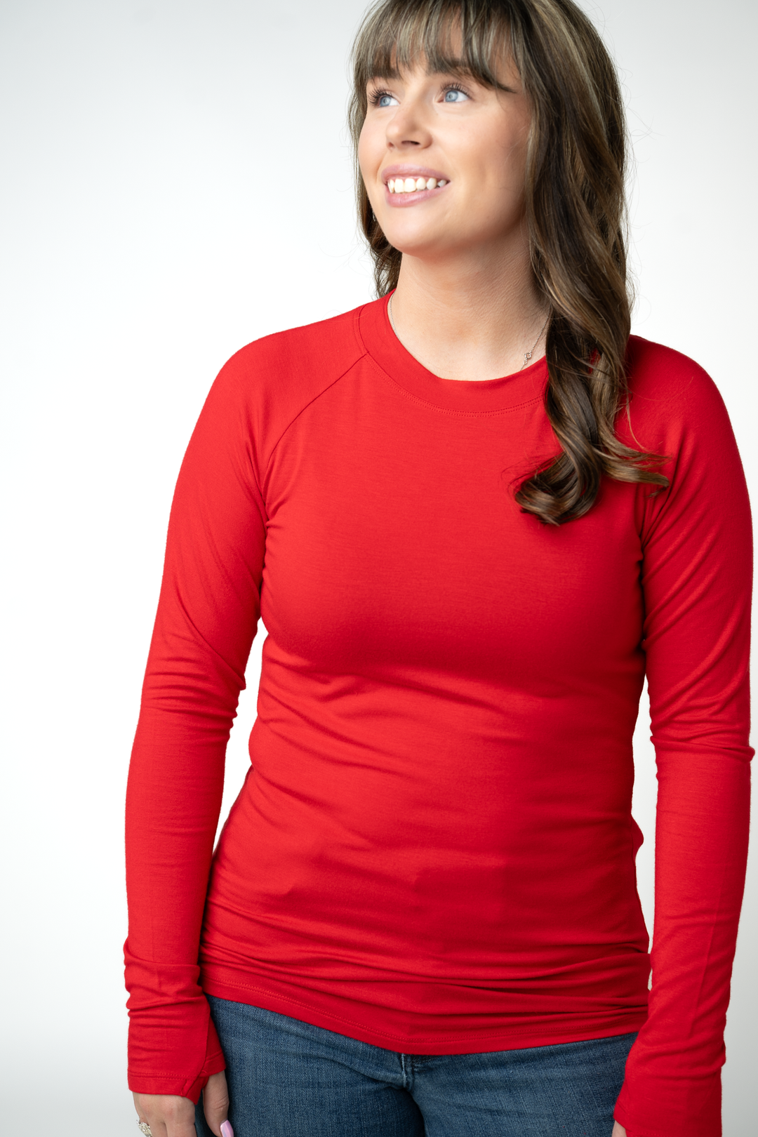 IN STOCK Blair Long Sleeve Top - Red