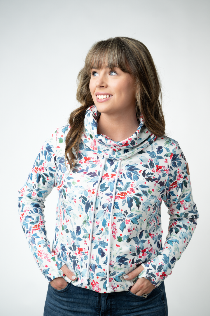 IN STOCK Soft Funnel Neck - Winter Berry