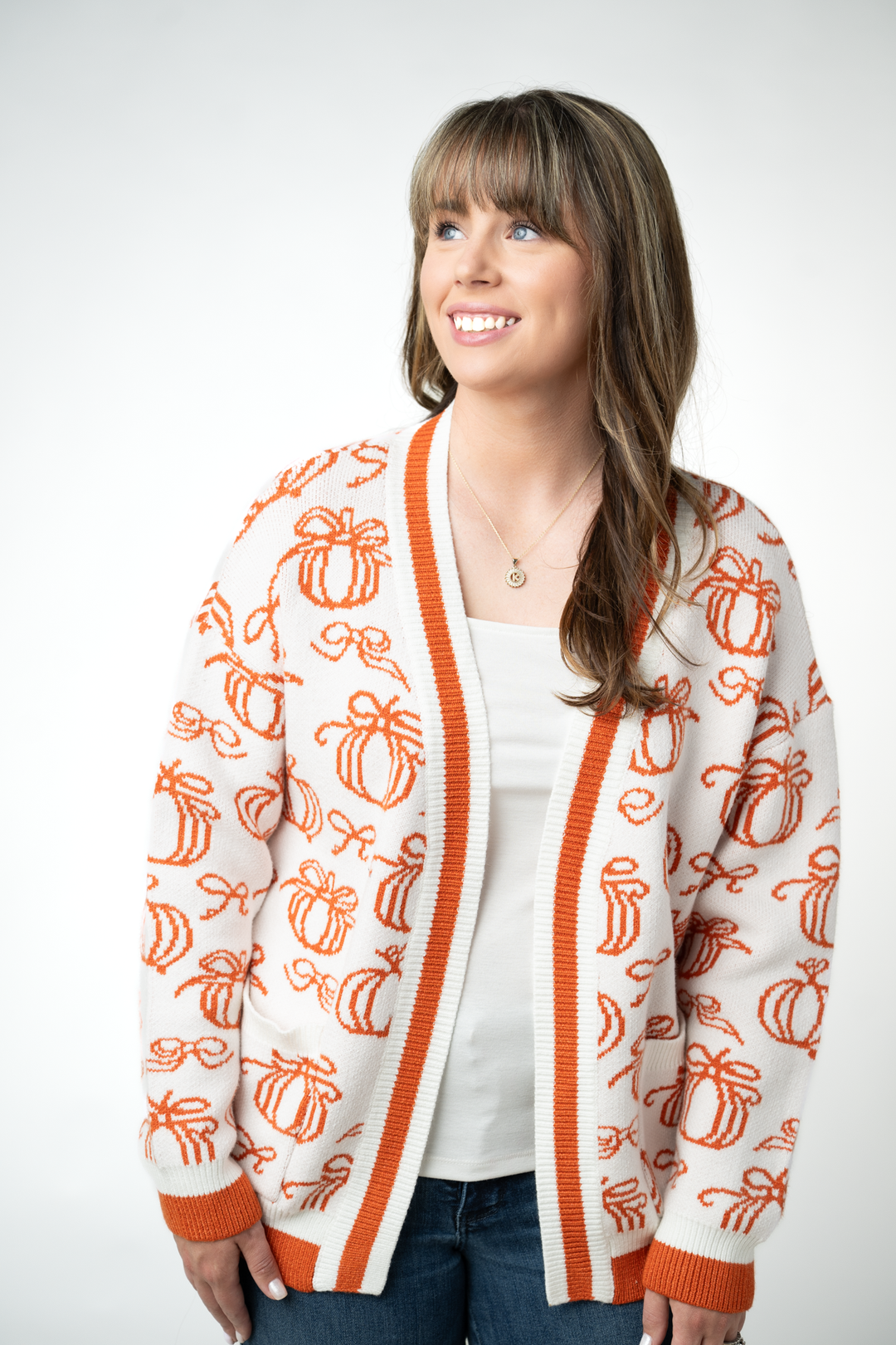 IN STOCK Pumpkins Pocket Cardigan