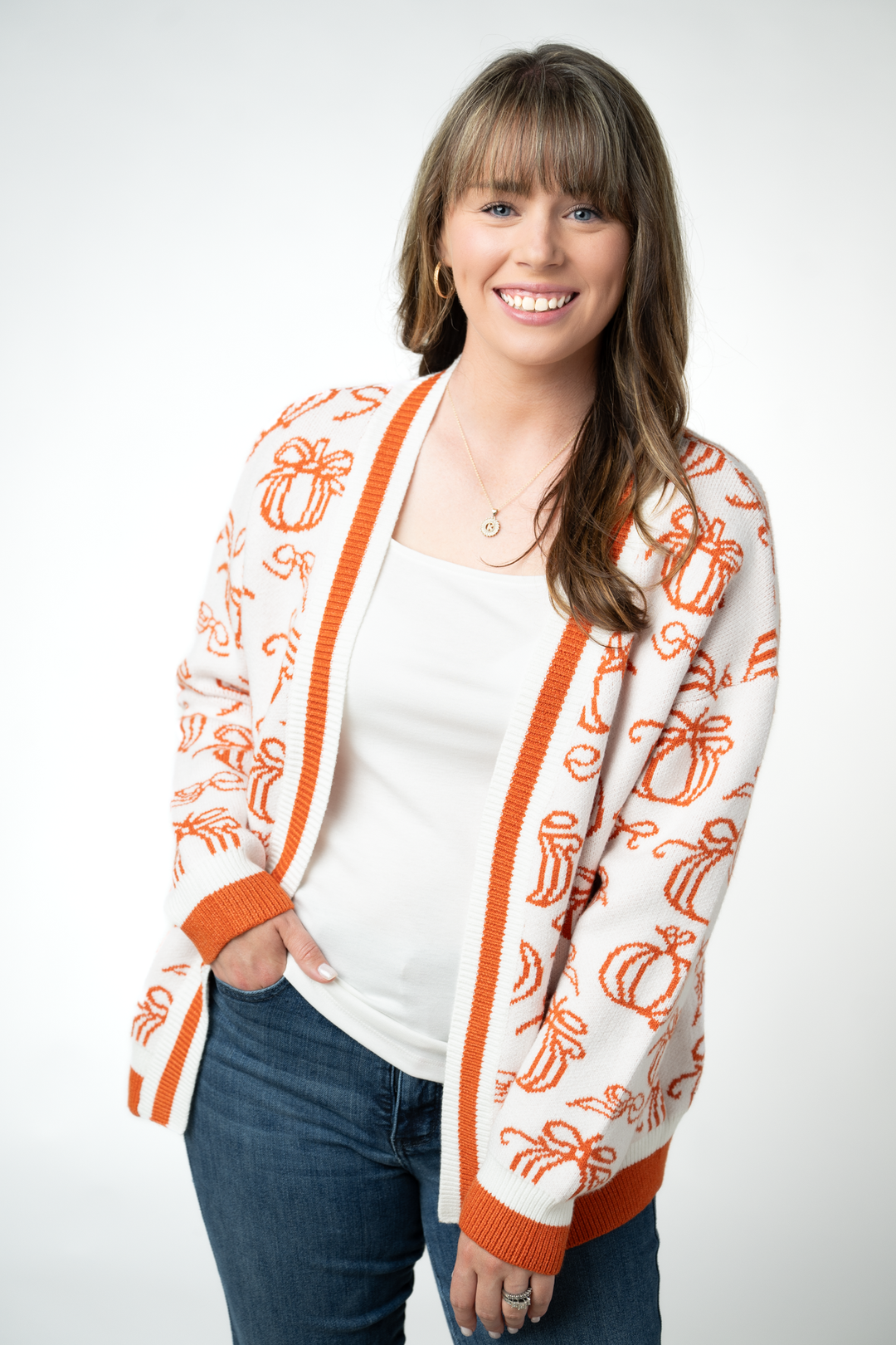 IN STOCK Pumpkins Pocket Cardigan