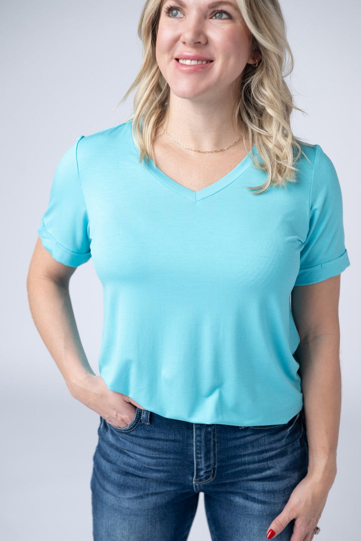 IN STOCK Sophie Tee - Aqua Blue