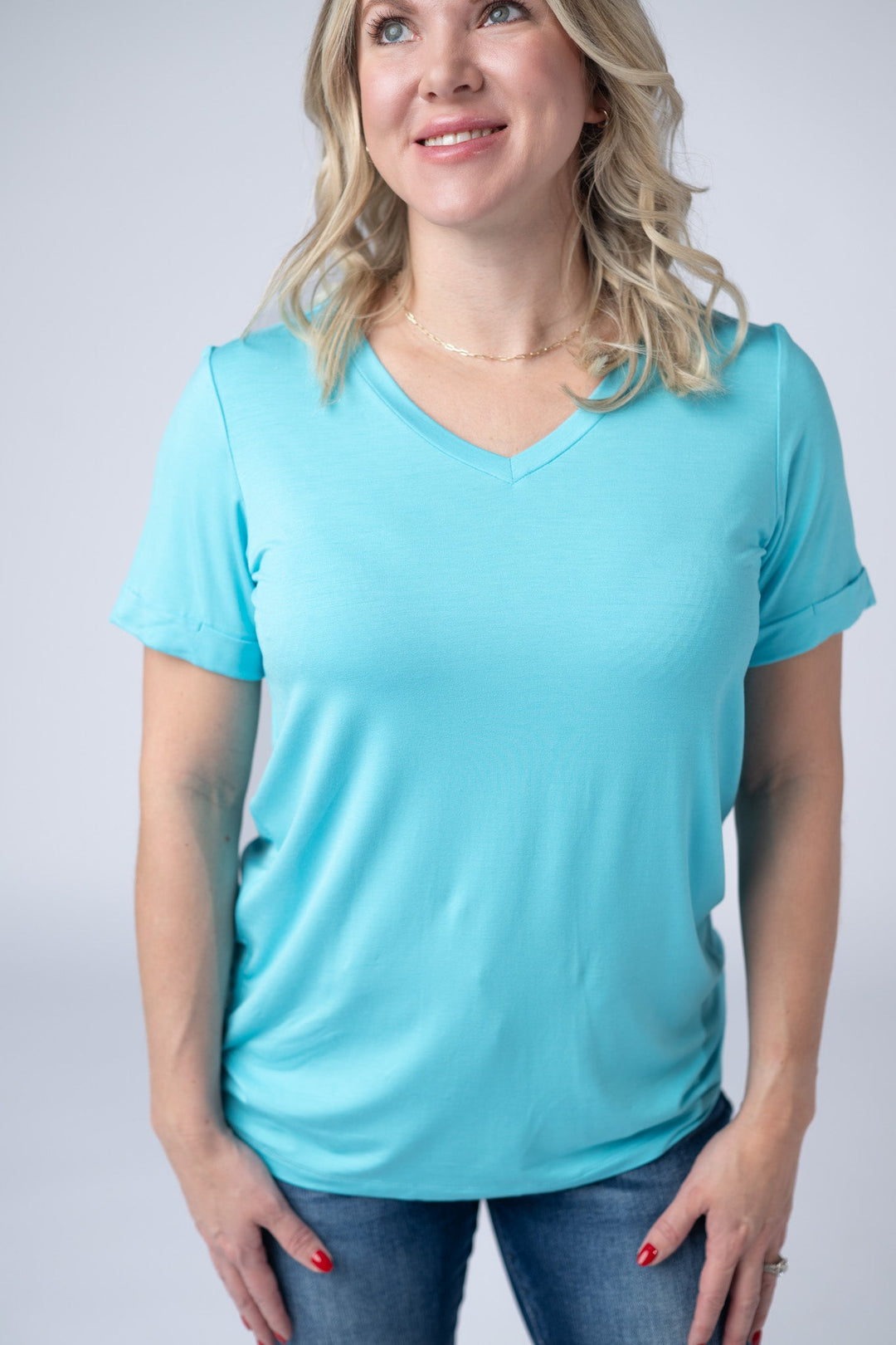 IN STOCK Sophie Tee - Aqua Blue