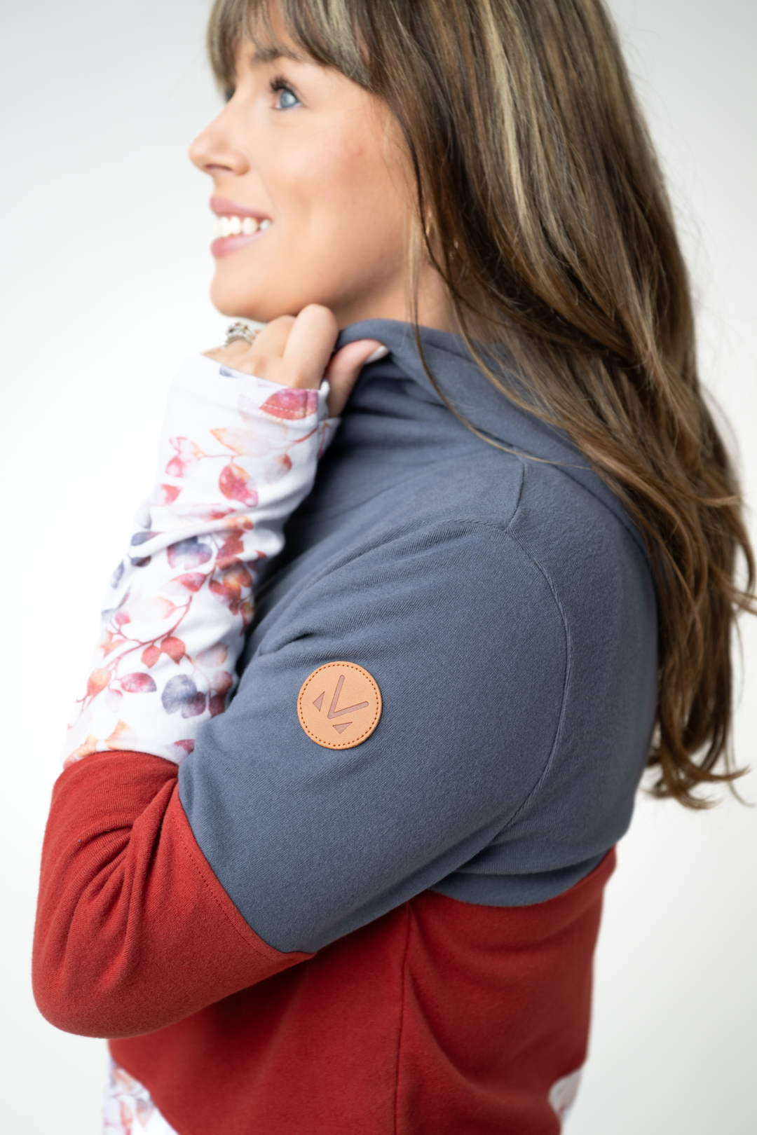 IN STOCK Colorblock Fullzip - Autumn Watercolor Mix