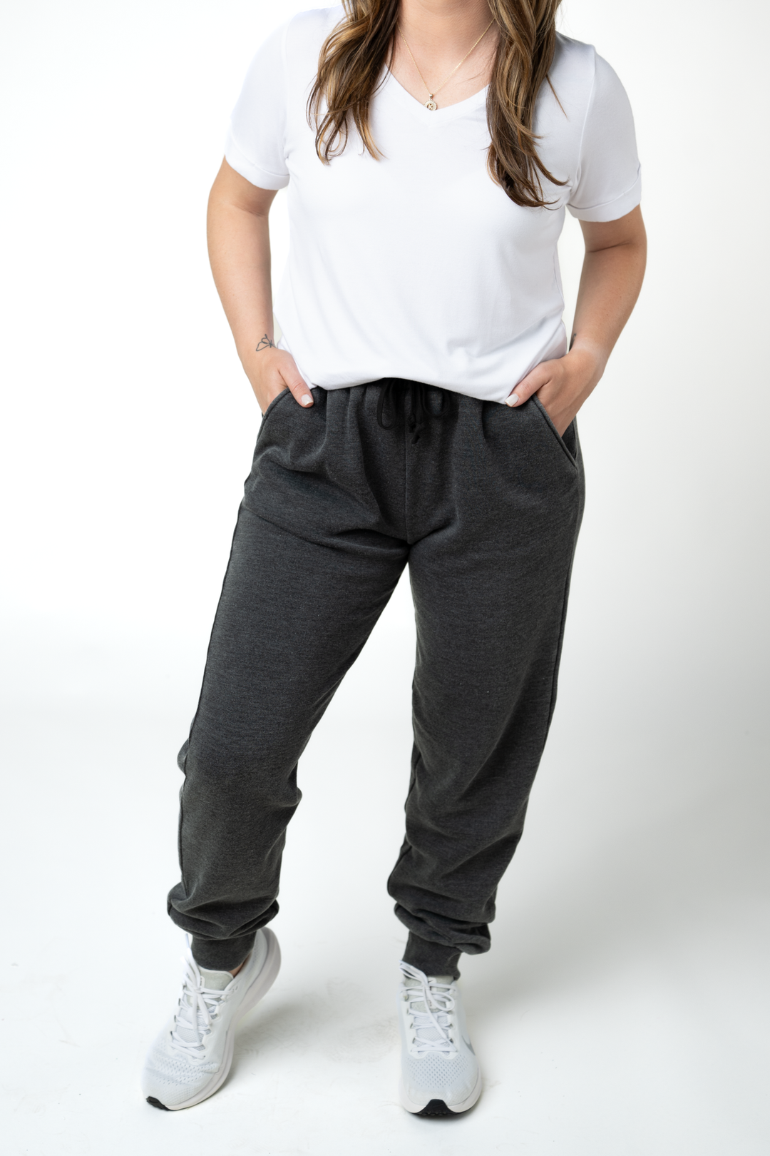 IN STOCK Vintage Wash Joggers - Black