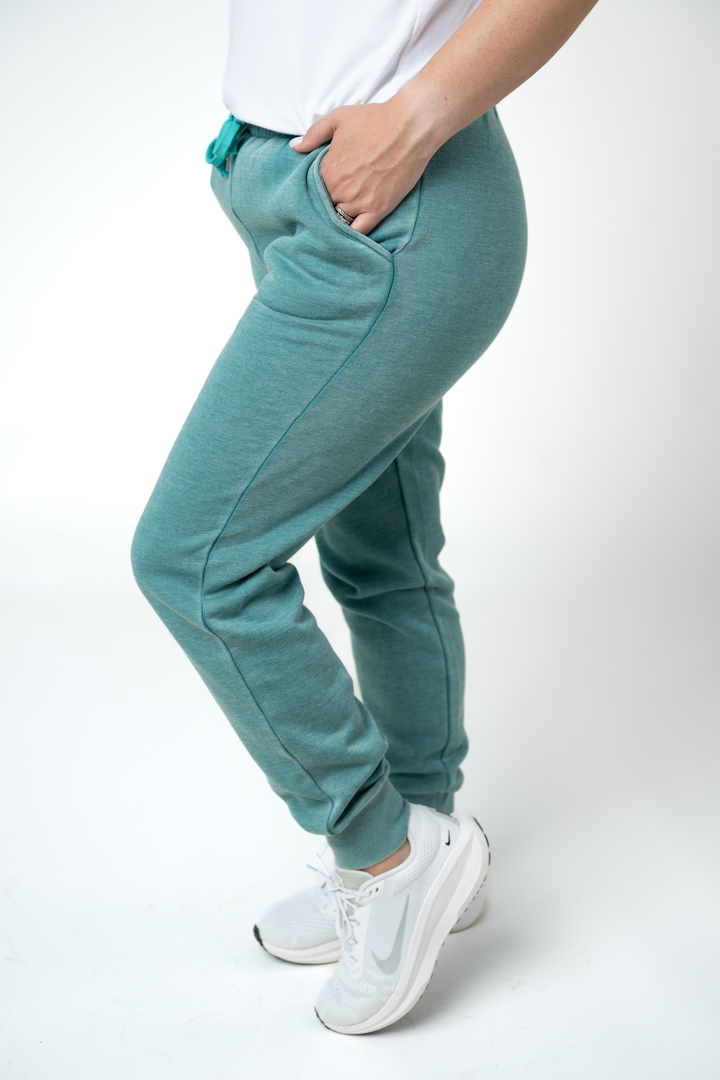 IN STOCK Vintage Wash Joggers - Teal