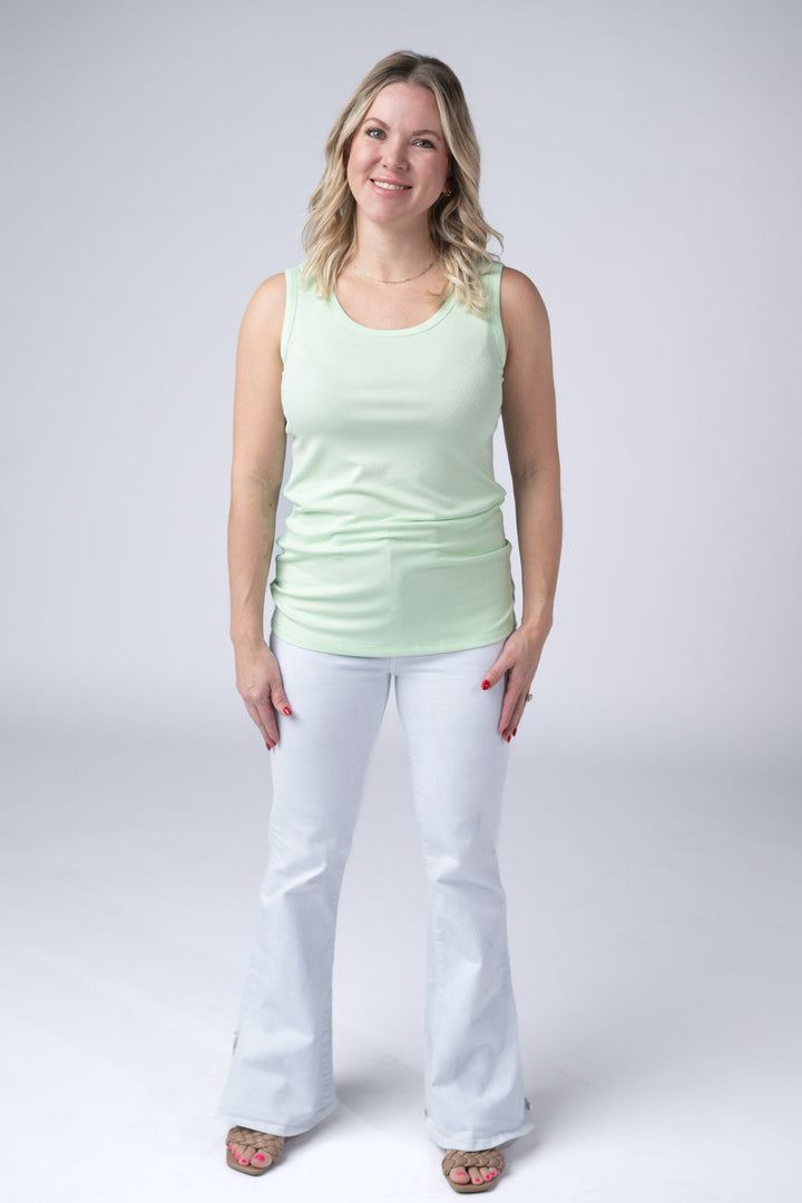 IN STOCK Ava Tank - Lime FINAL SALE