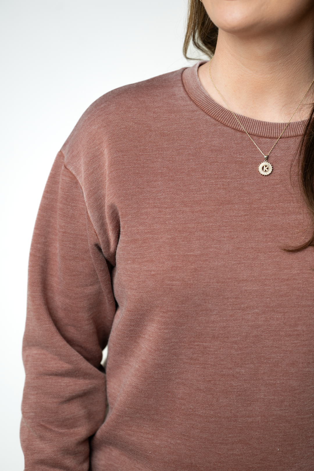 IN STOCK Vintage Wash Pullover - Brown