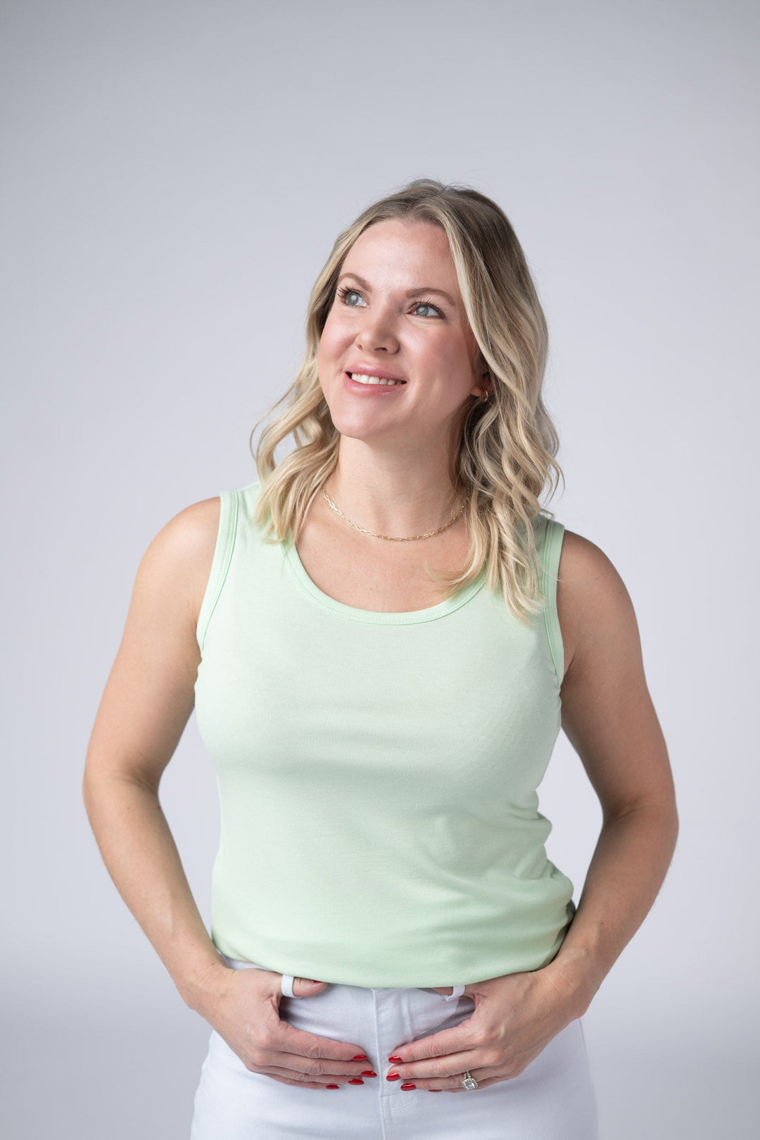 IN STOCK Ava Tank - Lime FINAL SALE