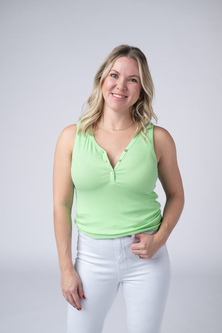 IN STOCK Addison Tank - Lime