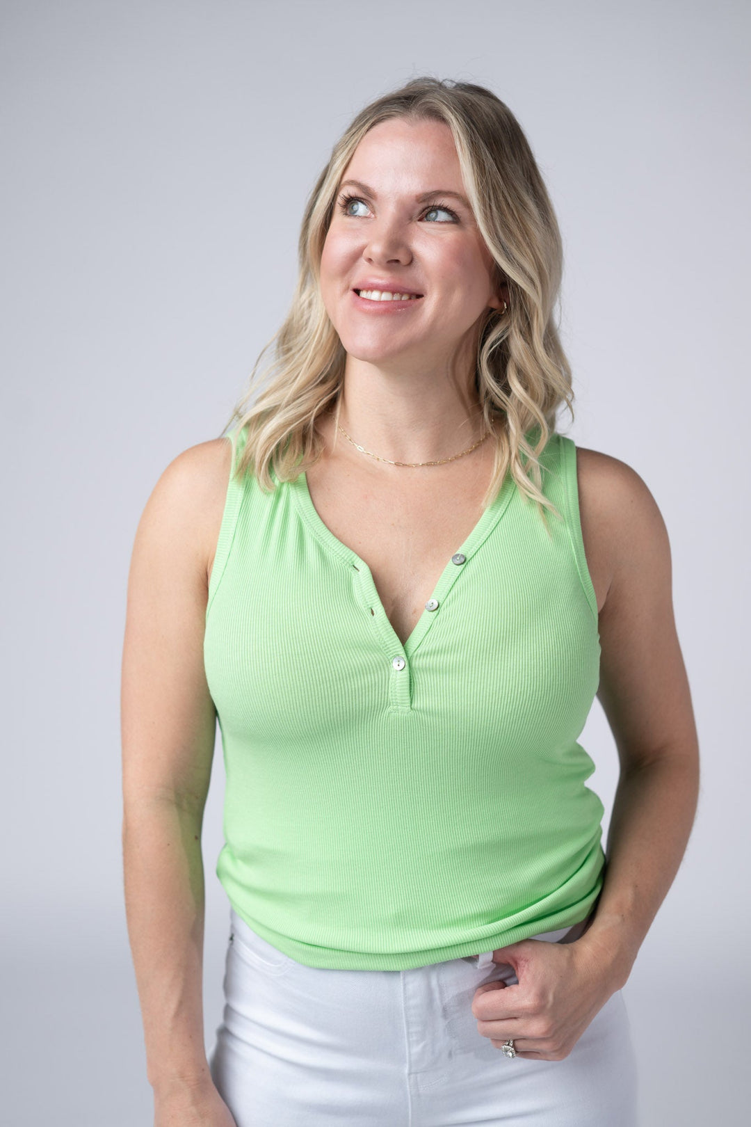 IN STOCK Addison Tank - Lime