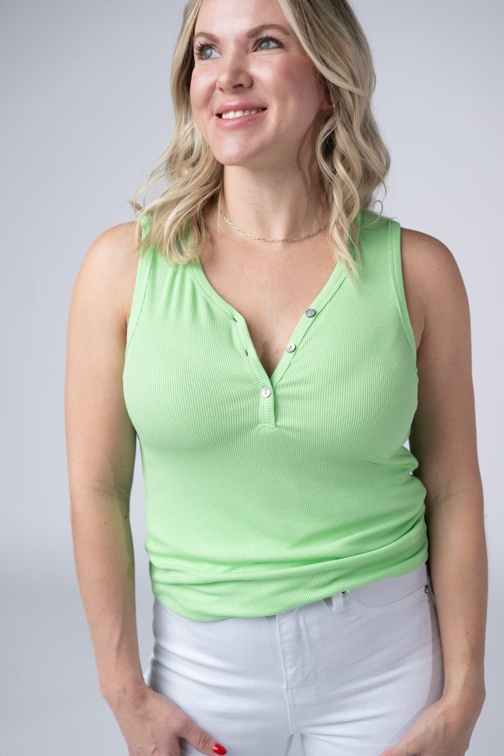 IN STOCK Addison Tank - Lime