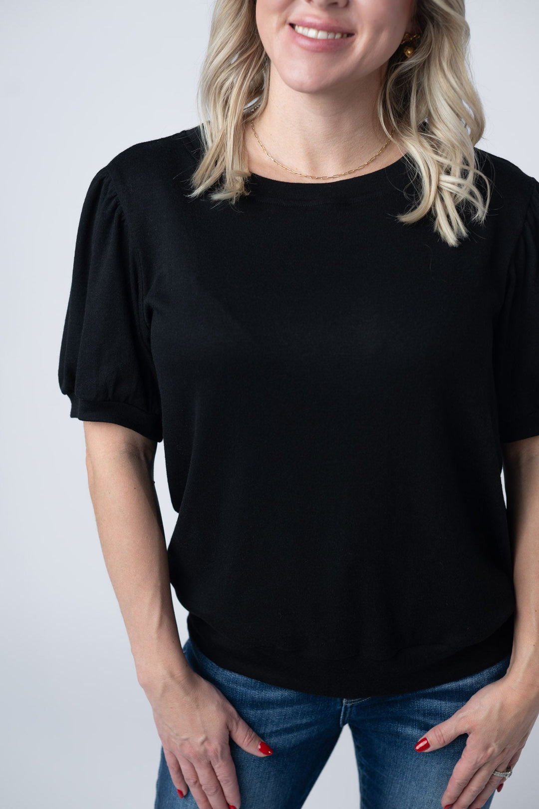 IN STOCK Katie Cozy Top - Black