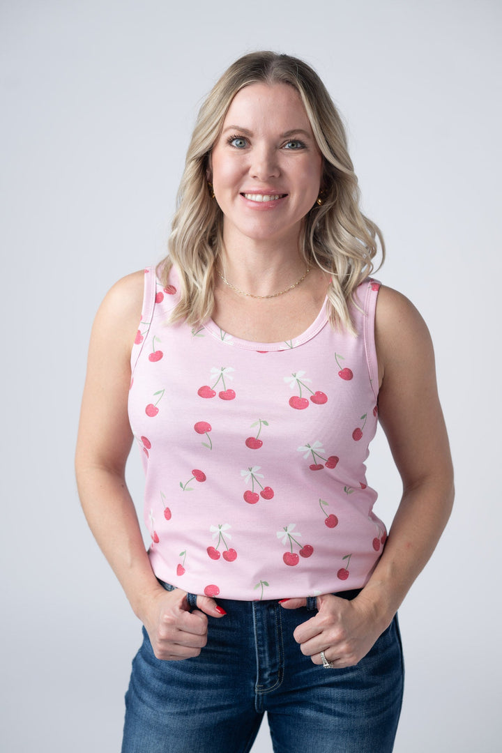 IN STOCK Ava Tank - Cherries