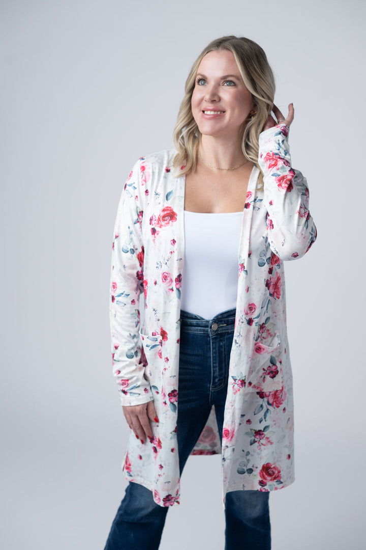 IN STOCK Classic Cardigan - Pink Bloom