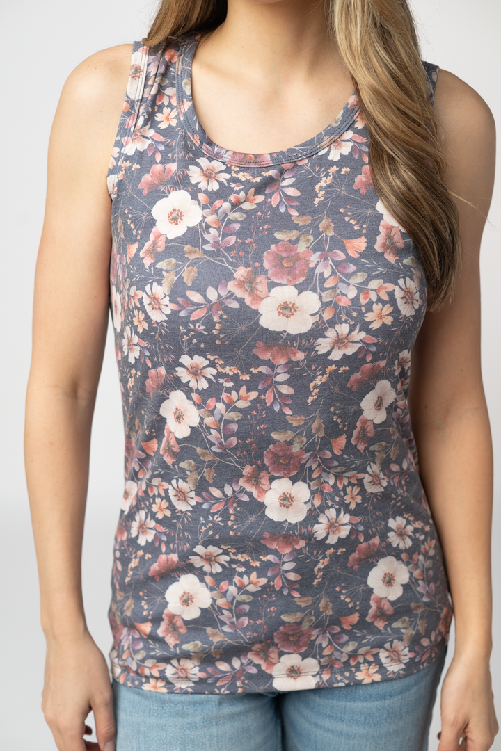 IN STOCK Ava Tank - Blushwood Floral