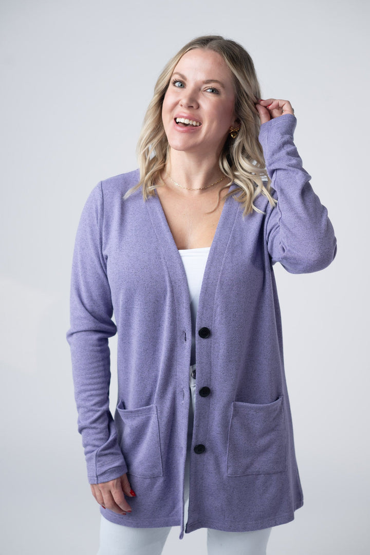 IN STOCK Cori Cardigan - Lavender
