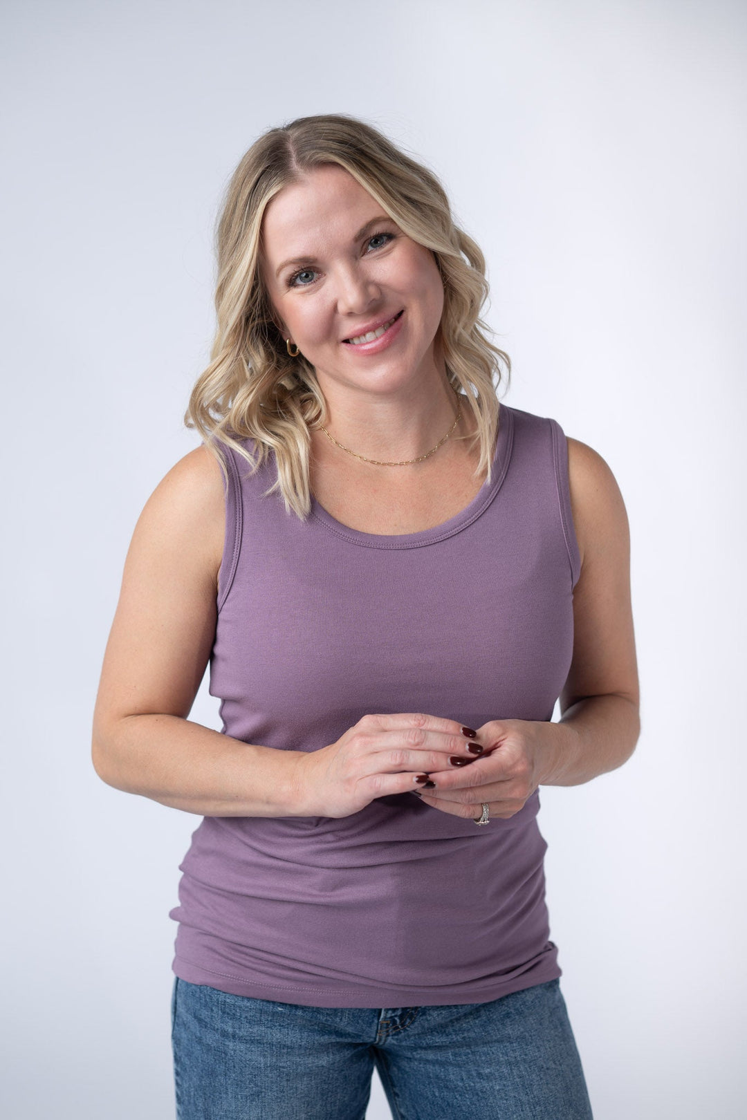 IN STOCK Ava Tank - Dusty Lavender