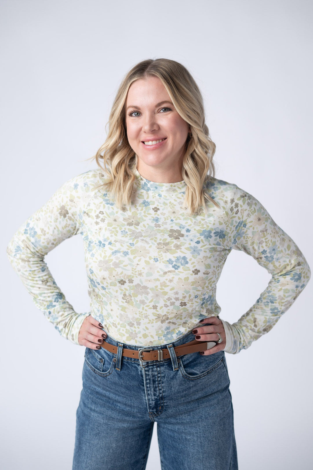 IN STOCK Blair Long Sleeve Top - Spring Meadows
