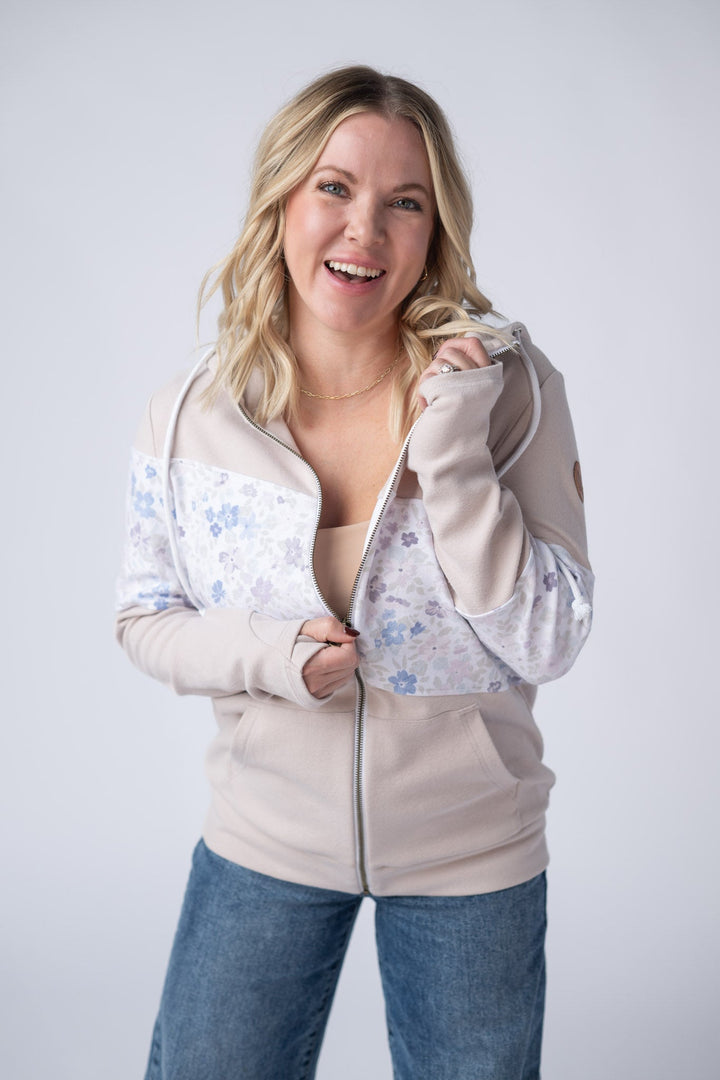 IN STOCK Colorblock Fullzip - Spring Meadows Neutral Mix