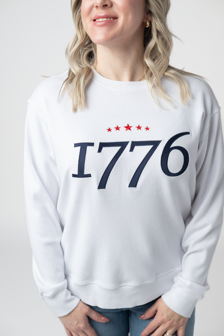 IN STOCK Corrine Embroidered Pullover Top - 1776 FINAL SALE