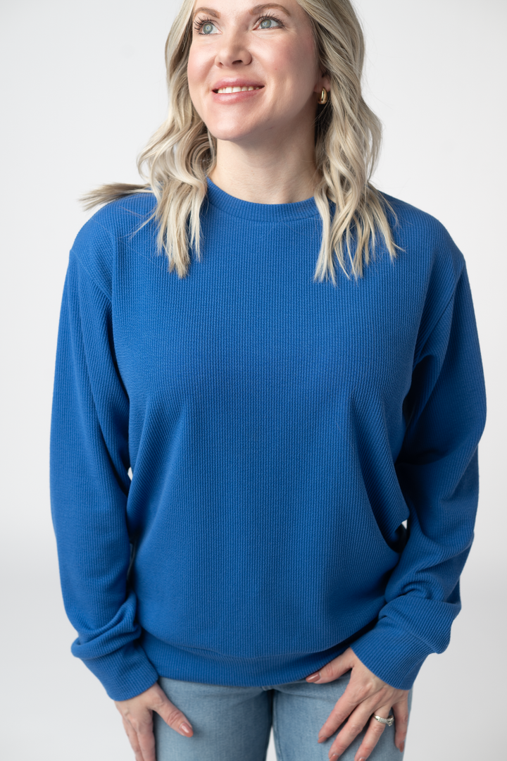 IN STOCK America Pullover - Blue FINAL SALE