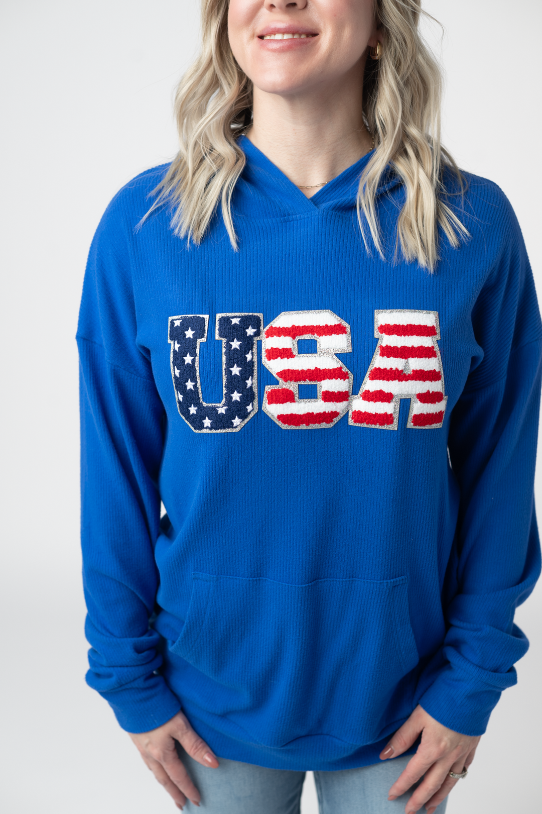 IN STOCK Corrine Hoodie - Royal Blue USA FINAL SALE