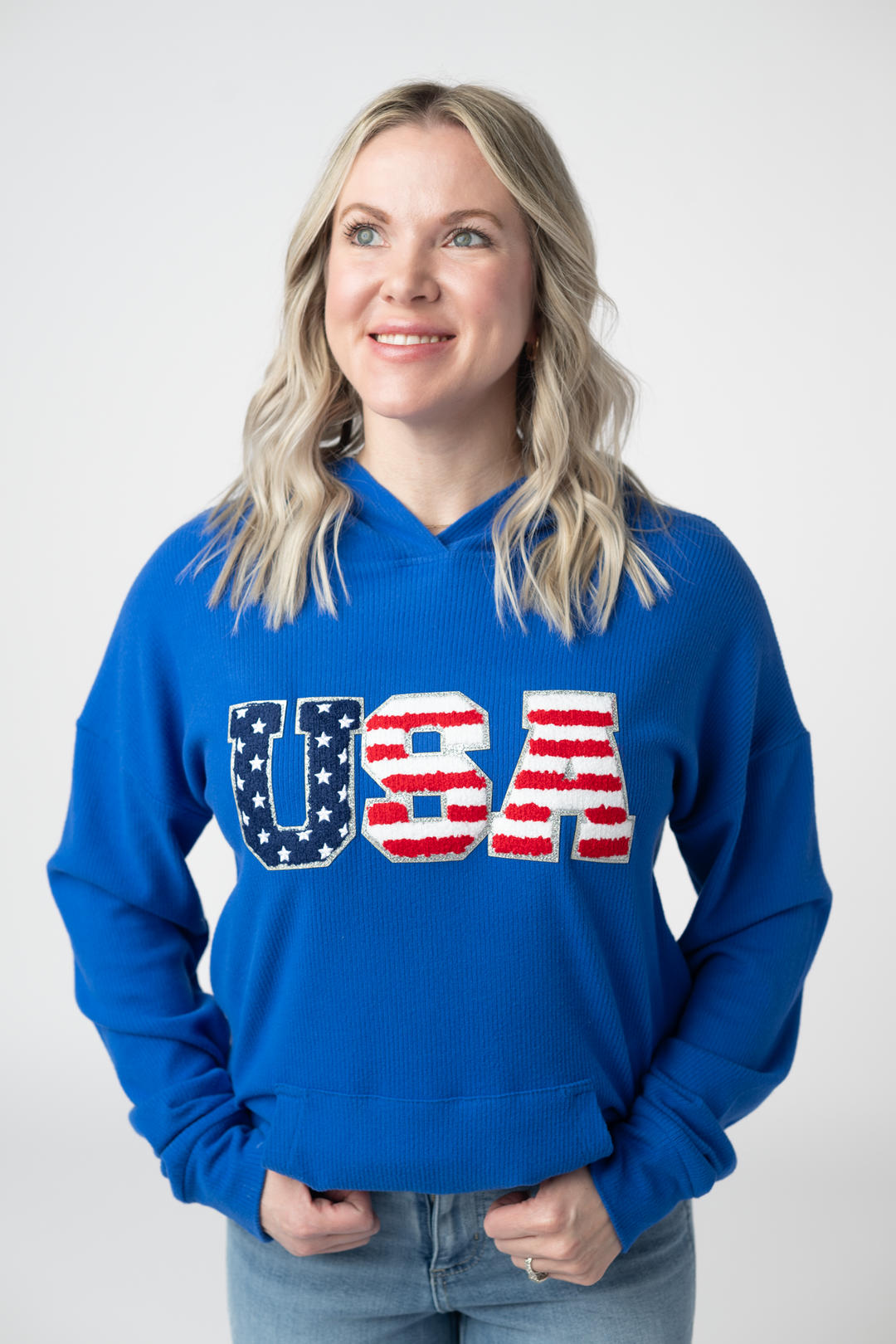 IN STOCK Corrine Hoodie - Royal Blue USA FINAL SALE