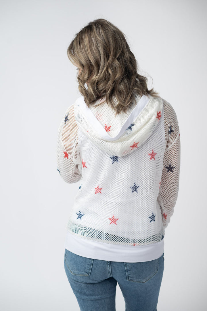 IN STOCK American Stars Mesh Hoodie FINAL SALE