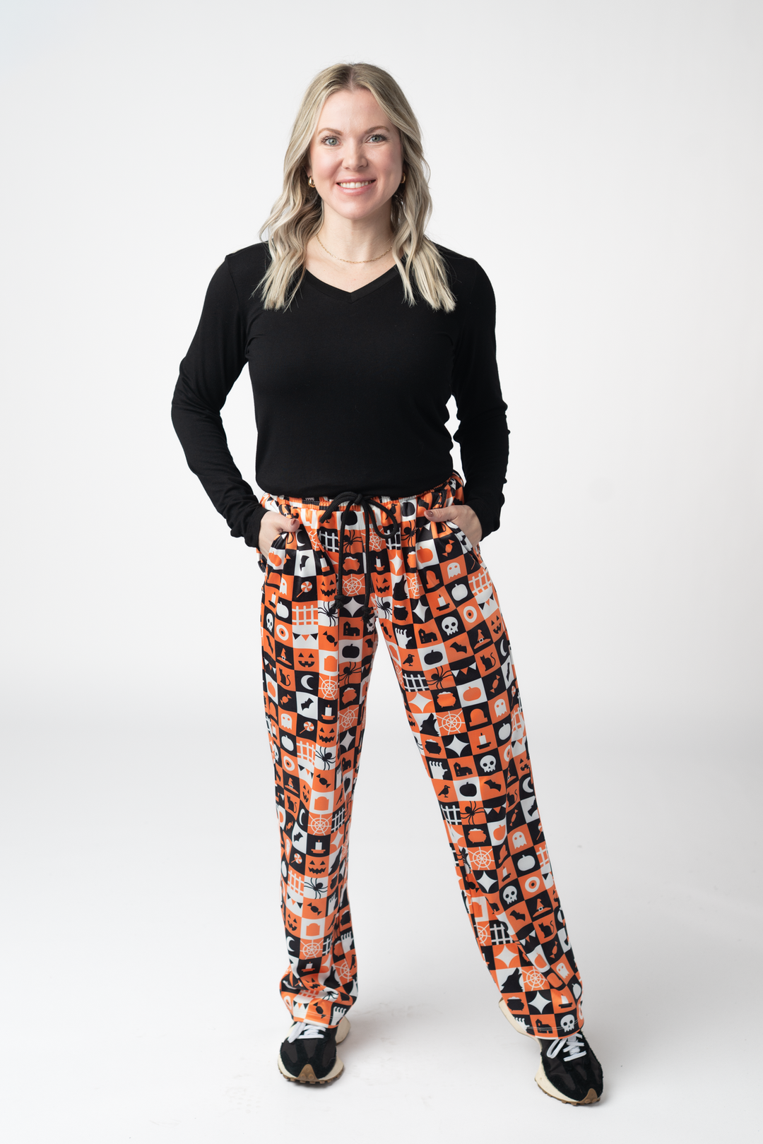 IN STOCK Lounge Pants - Trick-Or-Treat Checkered