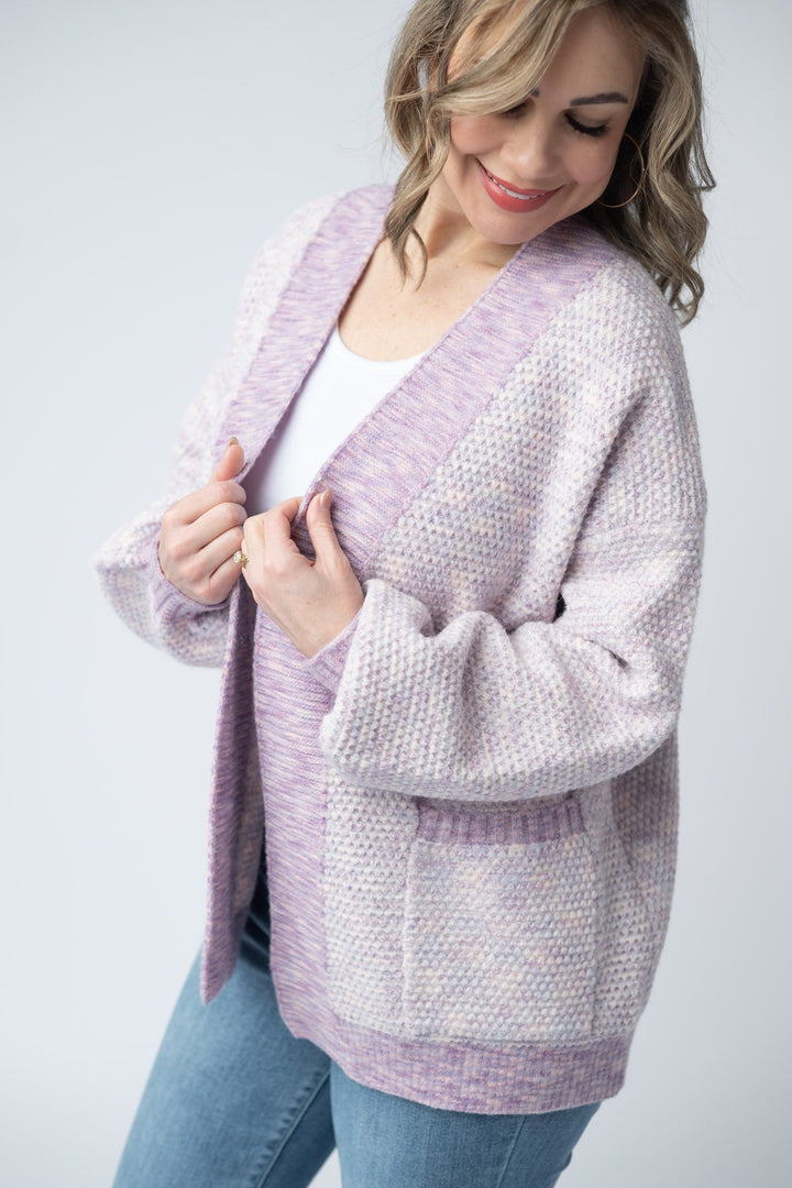 IN STOCK Kinsley Cardigan - Purple Mix