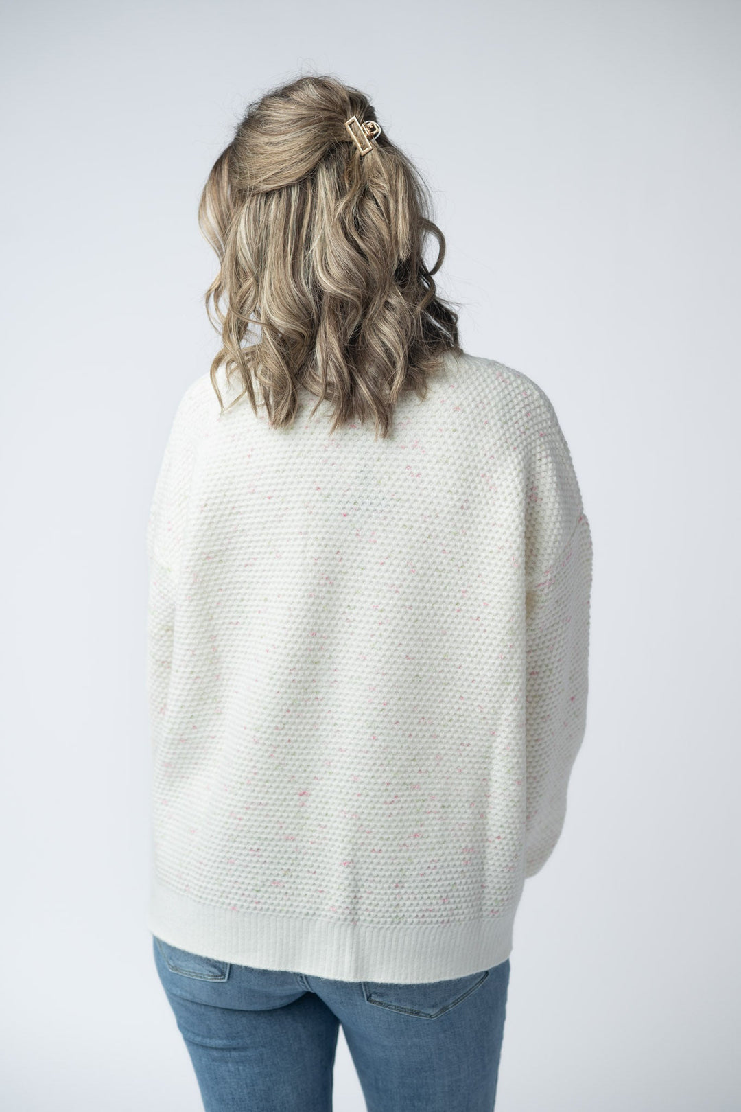 IN STOCK Kinsley Cardigan - Pink and Green Mix